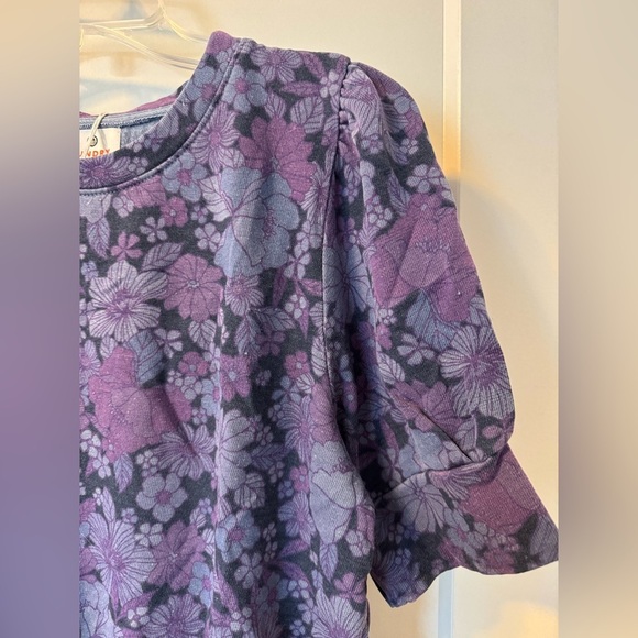 Sundry floral puff sleeve shortsleeve shirt - Picture 2 of 6